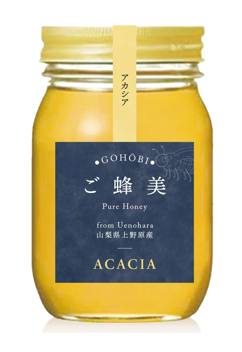 アカシア 600g｜山梨県上野原産 非加熱はちみつ｜ご蜂美